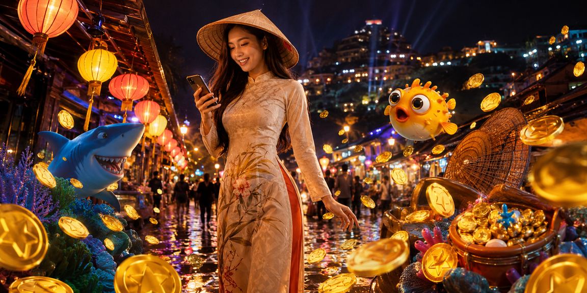 Người dùng vùng núi Sapa trải nghiệm casino trên điện thoại với nón lá truyền thống